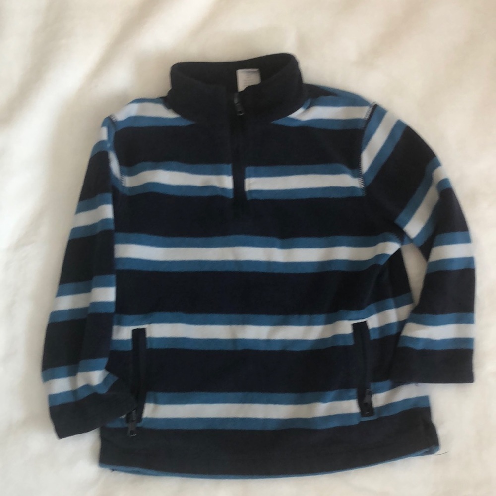 Gymboree 1/4 zip fleece pullover size xs 3/4